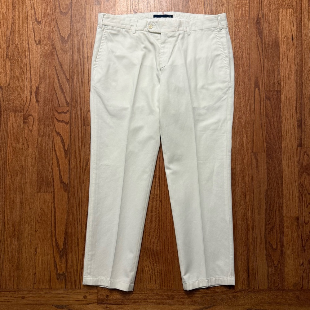 Miller Brothers Modern Fit Trousers Pants in Ivory size 38